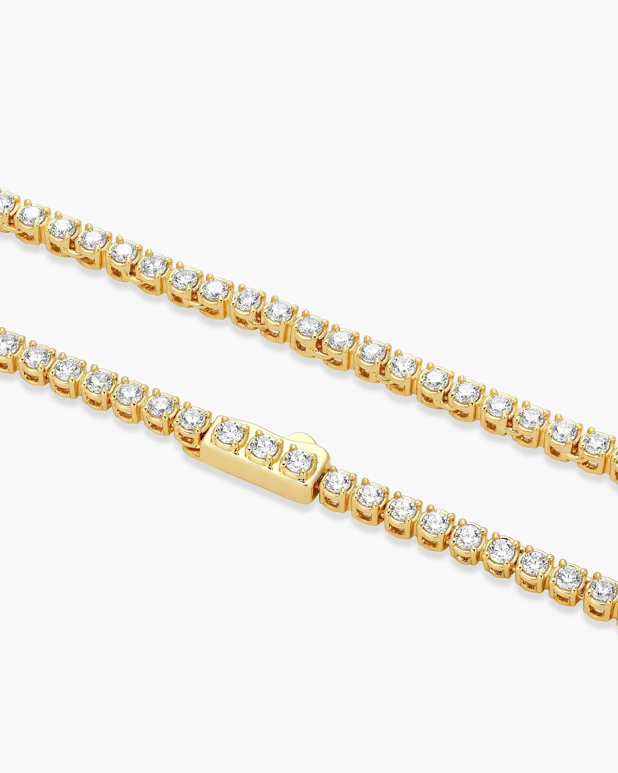 Women's Tennis Chain - Gold