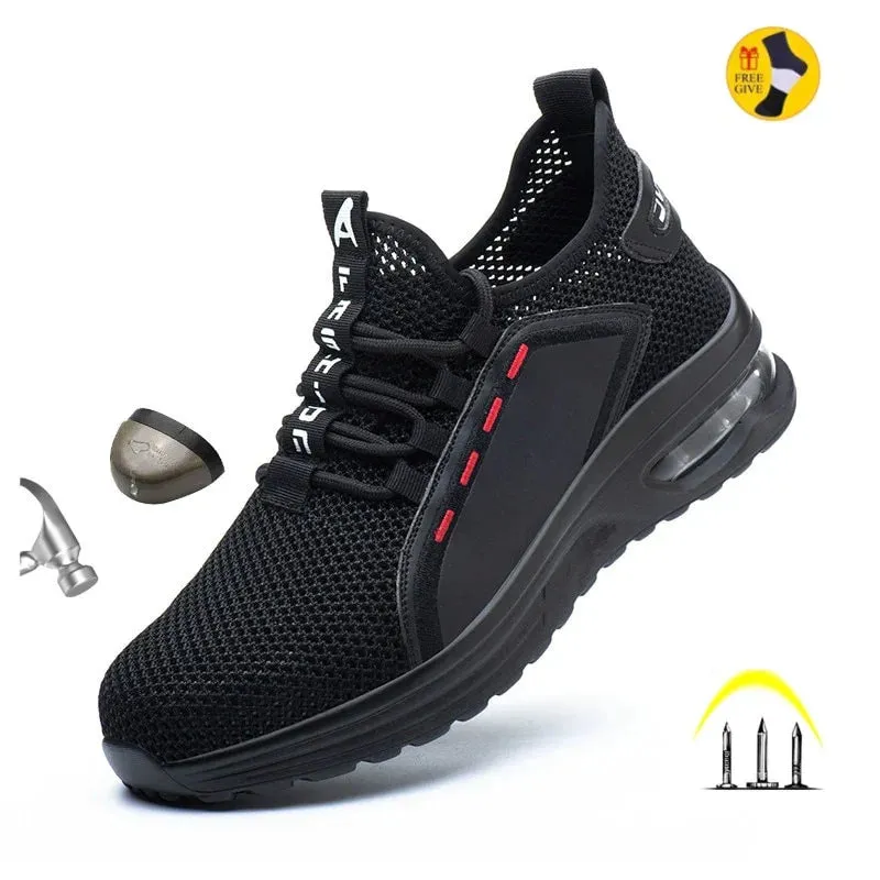 Work Safety Shoes Breathable Shoes Safety Shoes Lightweight Steel Toe Shoes