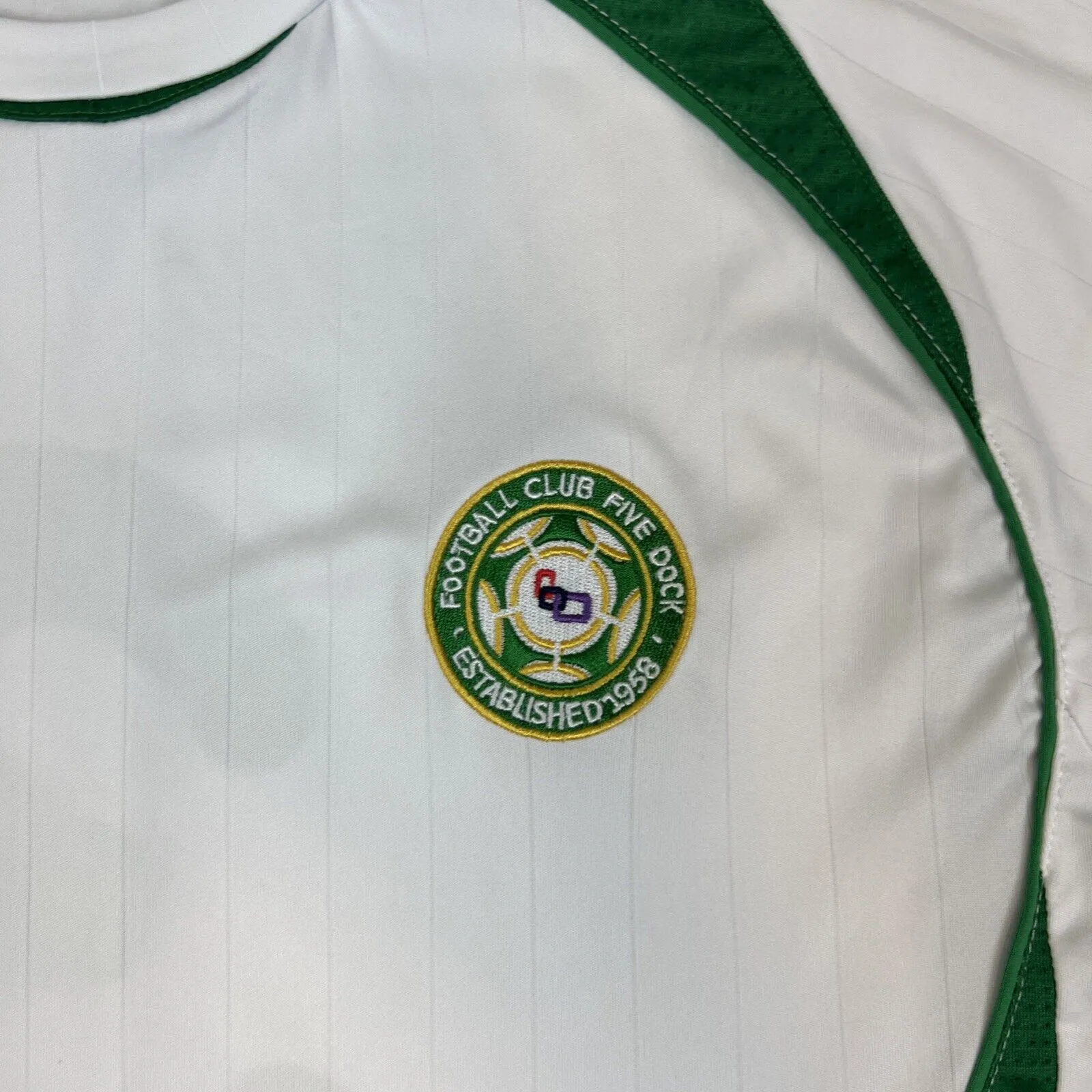 Zeus Five Dock Football Club Mens Football Jersey Soccer Jersey Size Large